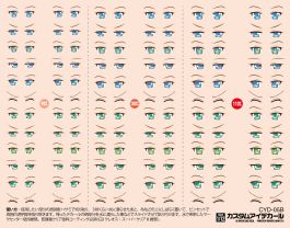 HiQ Parts Custom Eye Decal 1/12 5-B (1pc)
