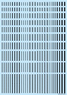 HiQ Parts Line Decal 2 Dark Gray (1pc)