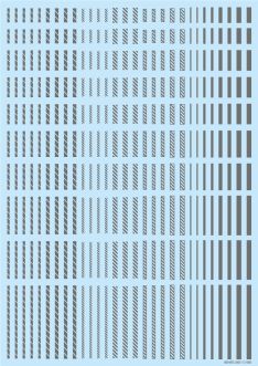 HiQ Parts Line Decal 2 Gray (1pc)