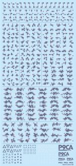 HiQ Parts Pixel Camouflage Decal 2 Marine Camouflage (1pc)