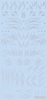 HiQ Parts Tribal Lotus M Silver (1pc)