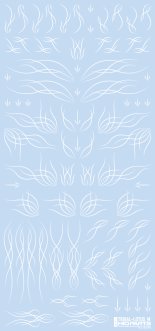 HiQ Parts Tribal Lotus M White (1pc)