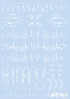 HiQ Parts Tribal Lotus S White (1pc)