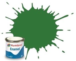 14ml. Enamel Satin Mid Green Tinlets (6)