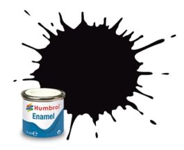 14ml. Enamel Metallic Black Tinlets (6)