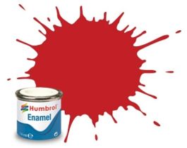 14ml. Enamel Gloss Ferrari Red Tinlets (6)