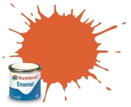 14ml. Enamel Matte Orange Lining Tinlets (6)