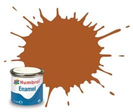 14ml. Enamel Gloss Tan Tinlets (6)
