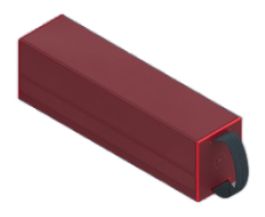 RFG Deckbox CARRIER: 500 DS - Barbarian Red