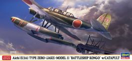 Hasegawa 1/72 Aichi E13A1 Type Zero (Jake) Model 11 'Battleship Kongo' w/Catapult Propeller Plane