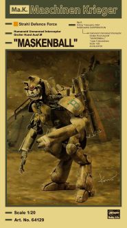 Hasegawa 1/20 (Maschinen Krieger) Humanoid Unmanned Interceptor Groer Hund Ausf.M "MASKENBALL"