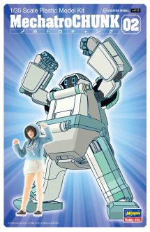 Hasegawa 1/35 Mechatrochunk No.02 "Grayish Mint" + Support Girl