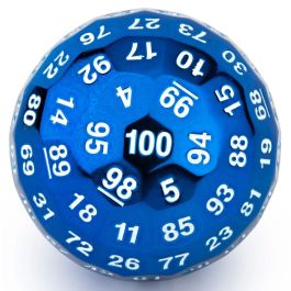 d100: Metal Titan's Fist Blue