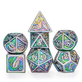7-Set Dragon Solid Metal: Brushed Rainbow