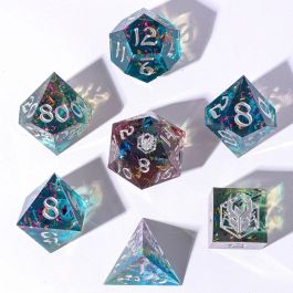 7-Set Captured Magic: Hand Sanded Sharp Edge Resin:  Sweet Dream