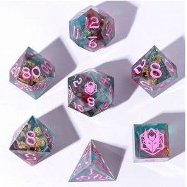7-Set Captured Magic: Hand Sanded Sharp Edge Resin: InterstellarVortex