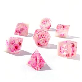 7-Set Captured Magic Hand Sanded Sharp Edge Resin: Sakura Cherry Blossom