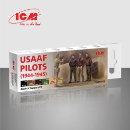 ICM Acrylic Paint Set for USAAF Pilots (1944-1945)