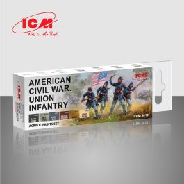 ICM Acrylic Paint Set for American Civil War *suitable for kit #35023