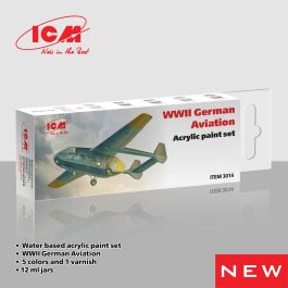 ICM Acrylic Paint Set for WWII German Aviation