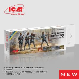 ICM Acrylic Paint Set for WWI German infantry
