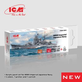 ICM Acrylic Paint Set for WWII Imperial Japanese Navy