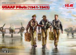 ICM 1/32 USAAF Pilots (1941-1945) (3 figures) (100% new molds)