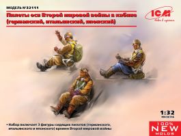 ICM 1/32 WWII Axis Pilots in the Cockpit (German, Italian & Japanese)