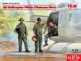 ICM 1/32 US Helicopter Pilots (Vietnam War) (100% new molds)