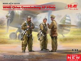 ICM 1/32 WWII China Guomindang AF Pilots (100% new molds)