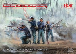 ICM 1/35 American Civil War Union Infantry (new molds)