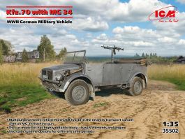ICM 1/35 Kfz.70 with MG 34, WWII German Military Vehicle