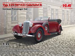 ICM 1/35 Typ 320 (W142) Cabriolet B German Passenger Car