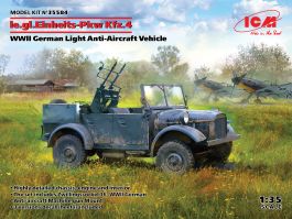 ICM 1/35 le.gl.Einheitz-Pkw Kfz.4, WWII German Light Anti-Aircraft Vehicle