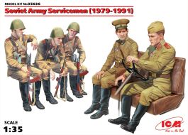ICM Soviet Army Servicemen (1979-1991), (5 figures)