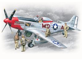 ICM 1/48 Mustang P-51D with USAAF Pilots and Ground Personnel