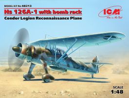 ICM 1/48 Hs 126A-1 with bomb rack, Condor Legion Reconnaissance Plane