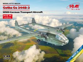 ICM 1/48 Gotha Go 244B-2, WWII German Transport Aircraft