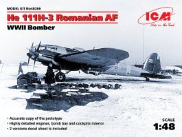 ICM He 111H-3 Romanian AF, WWII Bomber