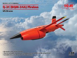 ICM 1/48 Q-2C (BQM-34A) Firebee, US Drone (2 airplanes and pilons) (100% new molds)