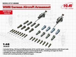 ICM 1/48 WWII German Aircraft Armament (100% new molds)