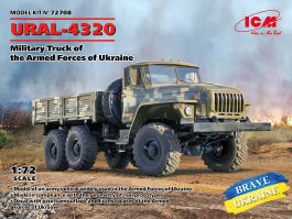 ICM 1/72 URAL-4320, Military Truck of the Armed Forces of Ukraine, Vehicle