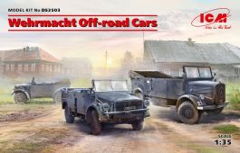 ICM Wehrmacht Off-road Cars   (Kfz.1, Horch 108 Typ 40, L1500A)