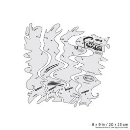 IWATA Artool #11 Matchmakers Freehand Airbrush Template by Michael Cacy