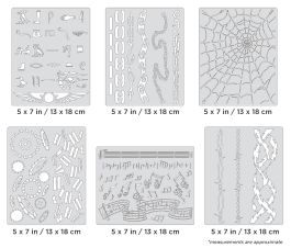 IWATA Artool FX3 Mini Series Freehand Airbrush Template by Craig Fraser