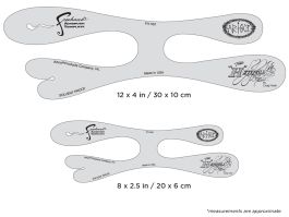 IWATA Artool 'H' Stencil Freehand Airbrush Template by Craig Fraser