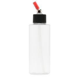 IWATA Crystal Clear Bottle 4 oz / 118 ml Cylinder With Adaptor Cap