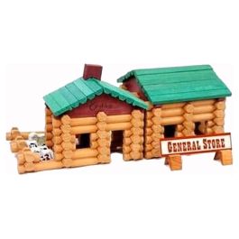 Timbers Wood Log Building Set 170 Pieces