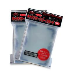 KMCCG1348 Tundra Investments Sleeves: Over-Sized Character Sleeve Guards - Clear Silver Scroll (60)