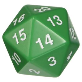 d20Single55mm CountdownGreen